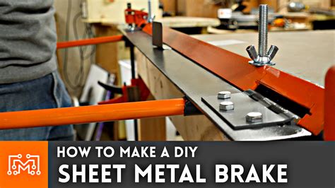 making a sheet metal brake|homemade sheet metal bending brake.